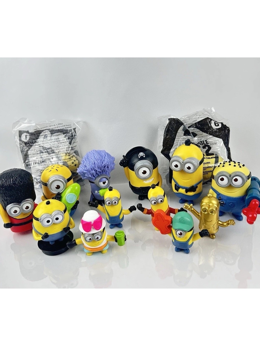 Minions Figures Despicable Me Toys Lot of 15 McDonalds Happy Meal Toys & Others
